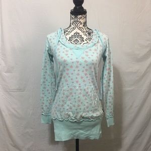 Aqua Self Esteem Butterfly Runic with Hood